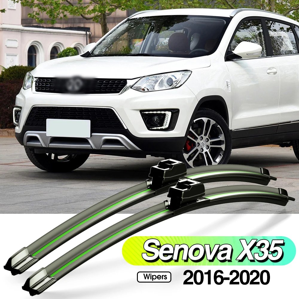 

For BAIC Senova X35 2016-2020 2pcs Front Windshield Wiper Blades Windscreen Window Accessories 2017 2018 2019