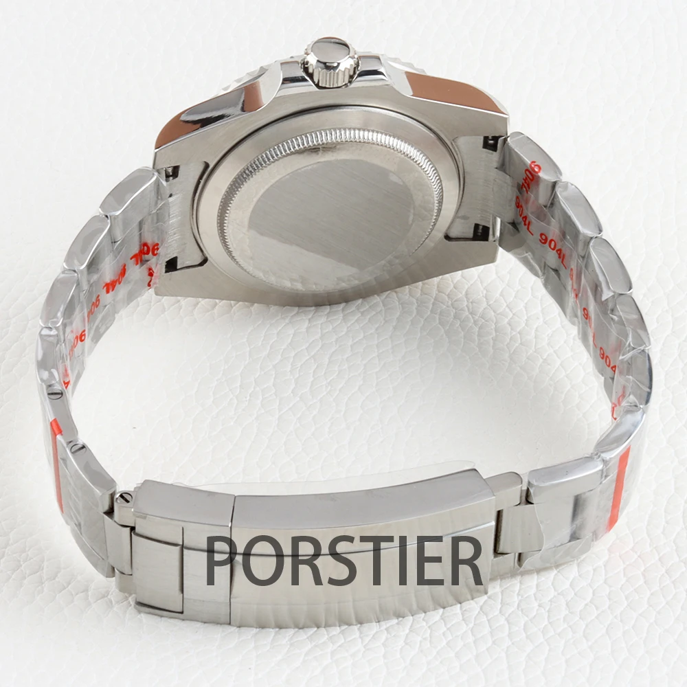 40mm No Bezel NH35 Case Sapphire Glass for NH34 NH35 NH36 movement 28.5mm Dial Waterproof Submariner Watch Case Stainless steel