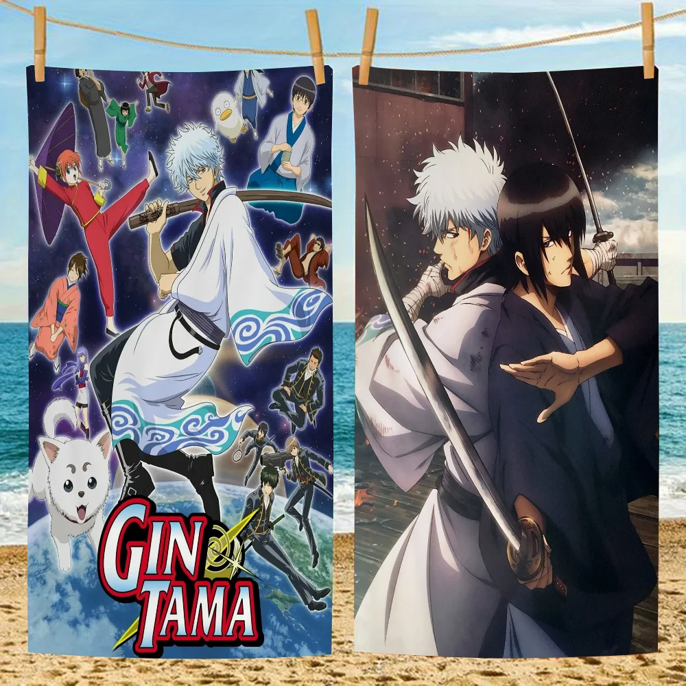 G-Gin T-Tama Big Microfiber Beach Towels Quick Dry Towel Sand Beach Towels Pool Towel For Travel Swim Pool Yoga