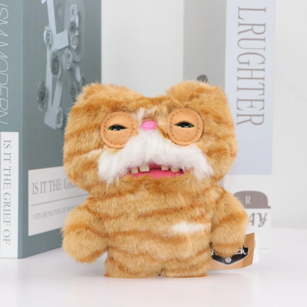 Original Fuggler Hässliche Zähne Monster Plüschtiere Katzen-Bären Plüsch-Schlüsselanhänger Nuggets Anhänger Taschenanhänger Hamburger-Puppen Zufällig 1 Stück – Detail 15