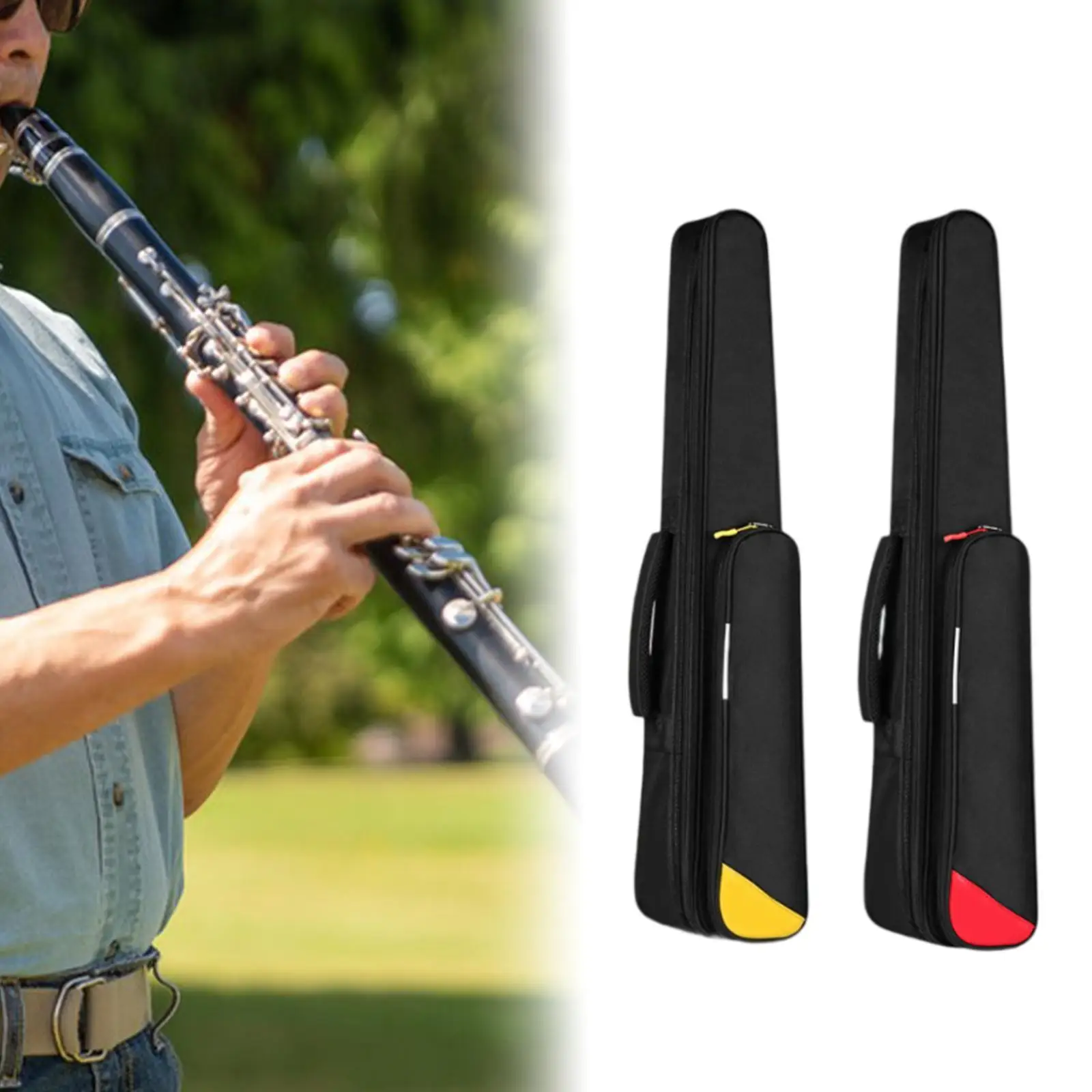 Sax Bag Digital Wind Instrument Backpack Portable Shockproof Cross Body Bag for Crampon Electric Flute