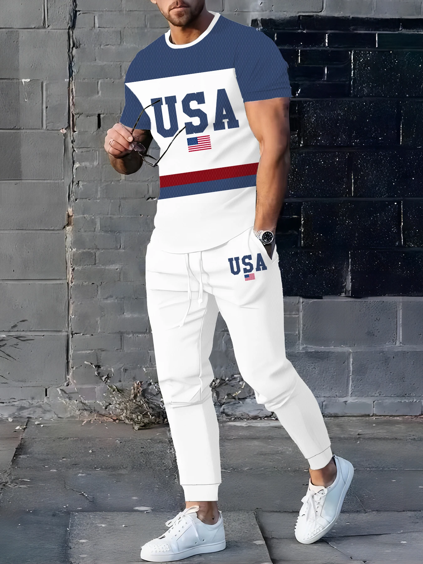 

The new men's suit for summer is casual sporty breathable lightweight soft and comfortable