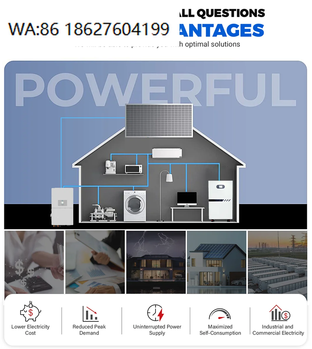 10KW Complete Off-Grid Hybrid Solar Panel Kit All-in-One Household Photovoltaic Power Generation System