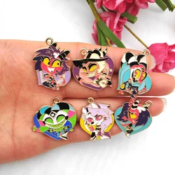 10PCS Cartoon Cute Anime Animal Alloy Pendant Charm DIY Accessories for Jewelry Making Necklace Bracelet Earrings Charm