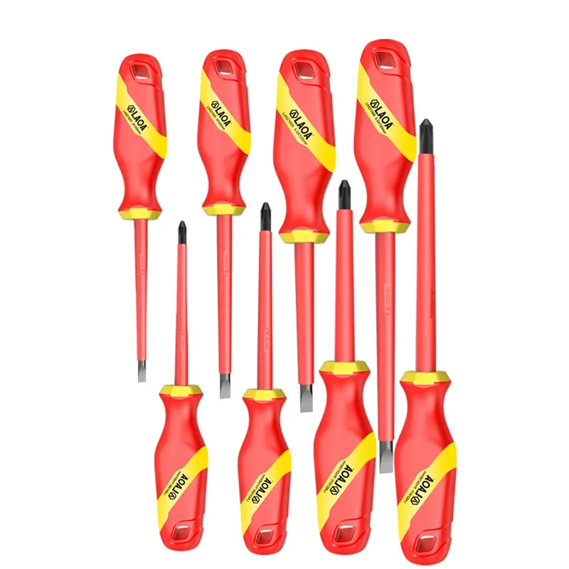 VDE Insulated Screwdriver Set Cross Flat Head Electrician Home Circuit Tool