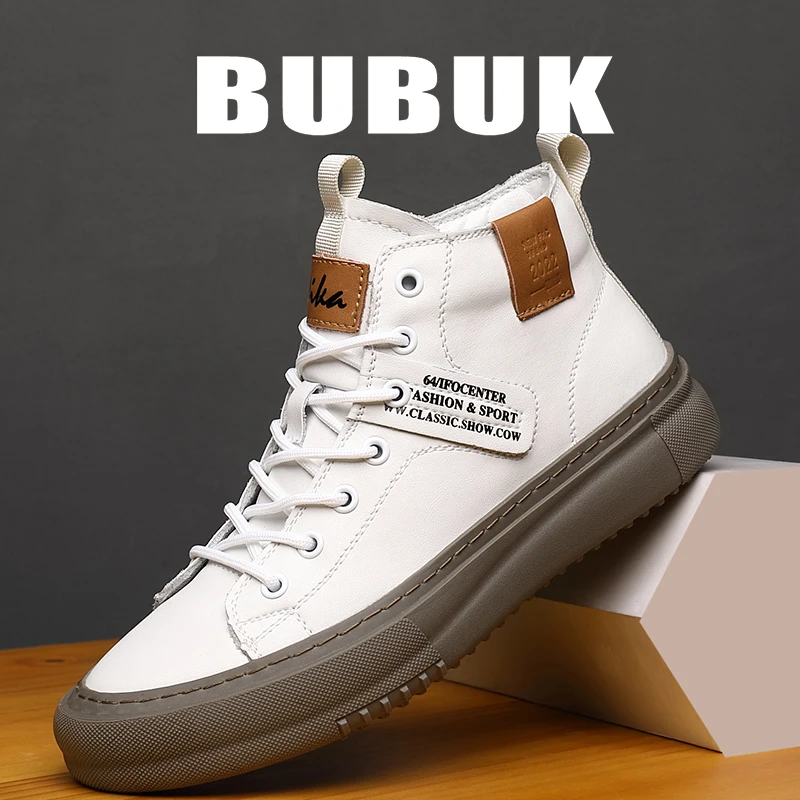

Bubuk Новая мода Модная мужская повседневная обувь Удобный дизайн со средним верхом Стильная уличная обувь Универсальные кроссовки на шнуровке Подходит для повседневной повседневной офисной одежды Повседневная обувь для вождения и путешествий