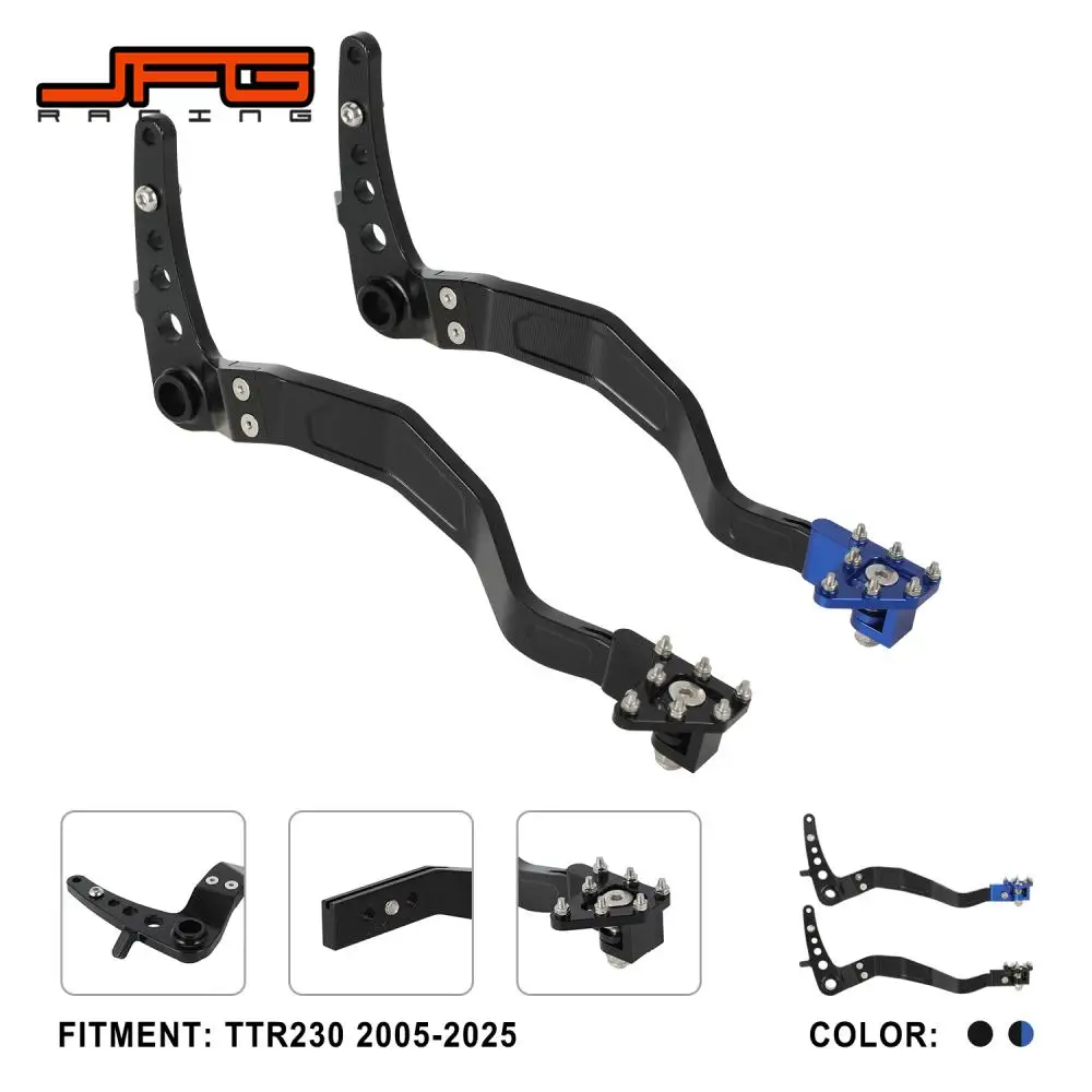 

Motorcycle Rear Brake Pedal Lever CNC Aluminum For YAMAHA TTR230 2005 2006 2007 2008-2025 Dirt Pit Bike Motorcycles Accessories
