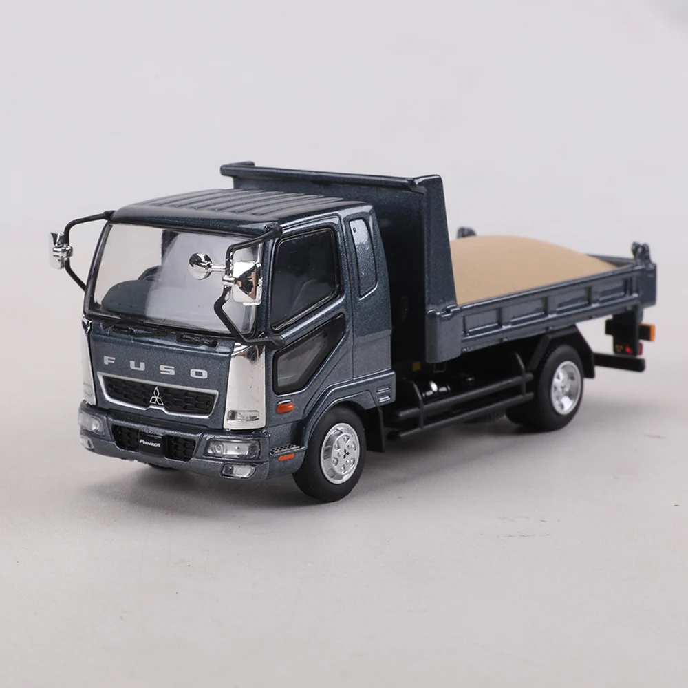 GCD 1/64 Fuso FK61F Fighter Dump Truck Alloy Diecast Model, Mini Tipper Truck Toy for Collection