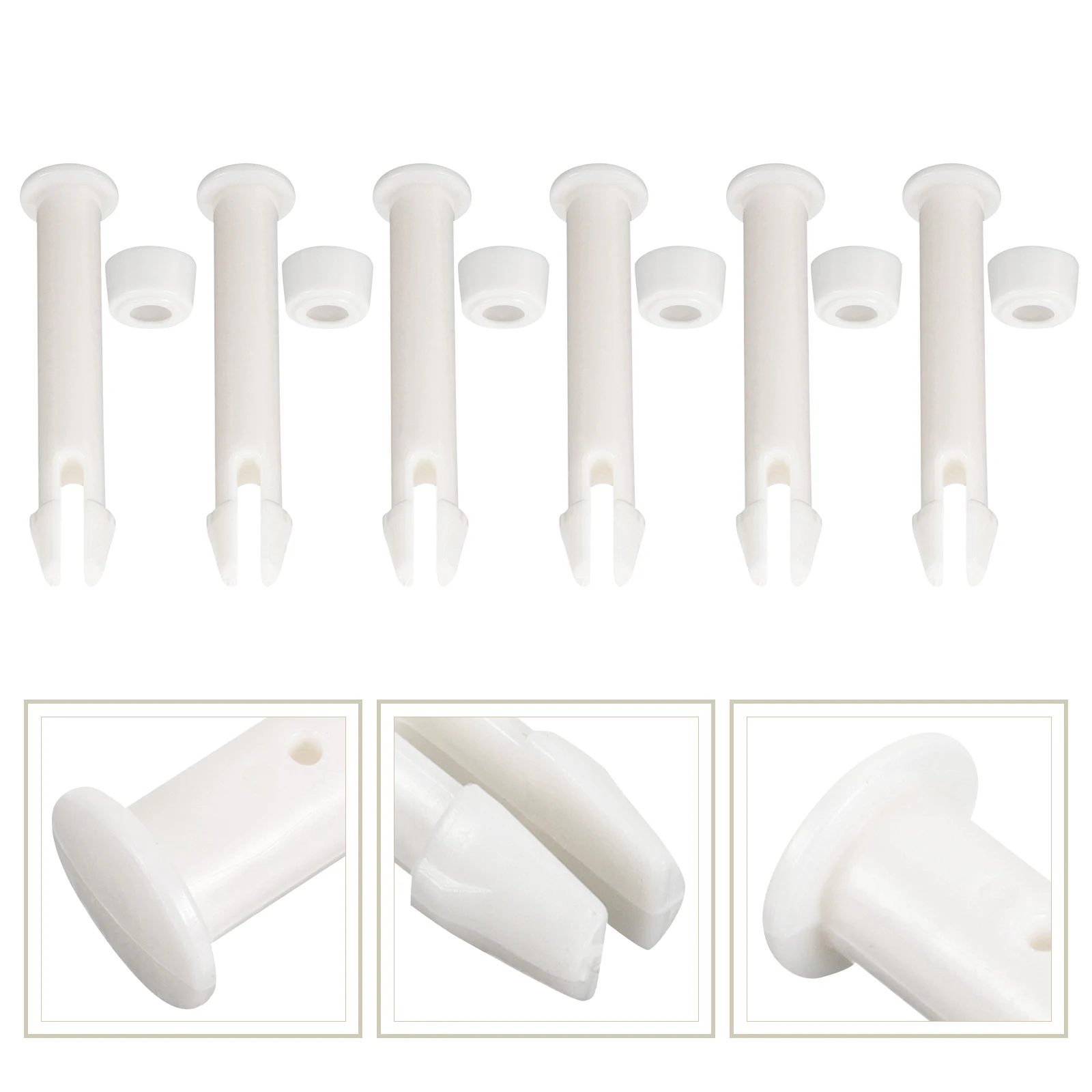 

12pcs Connector Pins Plastic Swimming Connecting Accessories With 12 Rubber Seals Durable Replacement Parts For Rectangular