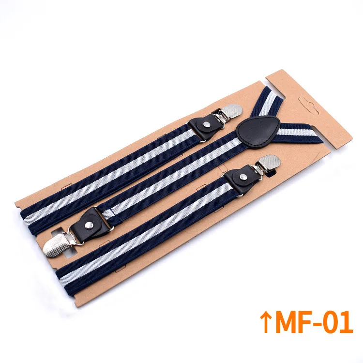 Suspenders Dress Belt Striped Men Women Adult Braces Leather Adjustable 3 Clips Male Pants Straps Jockstrap Hombre Suspensorios