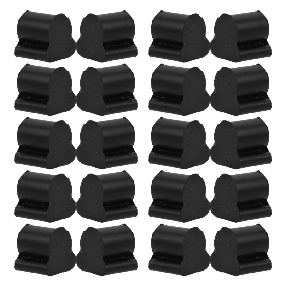 

20 Pcs Piston Pad Saxophone Key Alto Neck Cork Replacement Instrument Repair Black for Repairing Pads