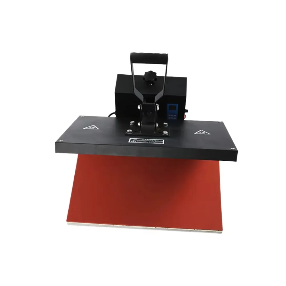 Manual Heat Press Machine Flat High Pressure for Rhinestone Banner Garment Label Transfer Printing