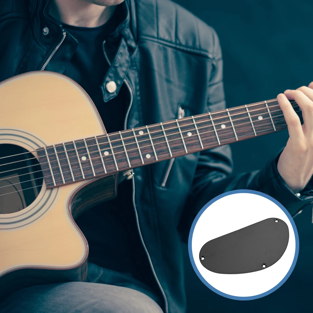 

Guitar Protective Pickguard Durable Wear Resistant Rear Plate Smooth Surface DIY Parts for Lovers Learners Bands