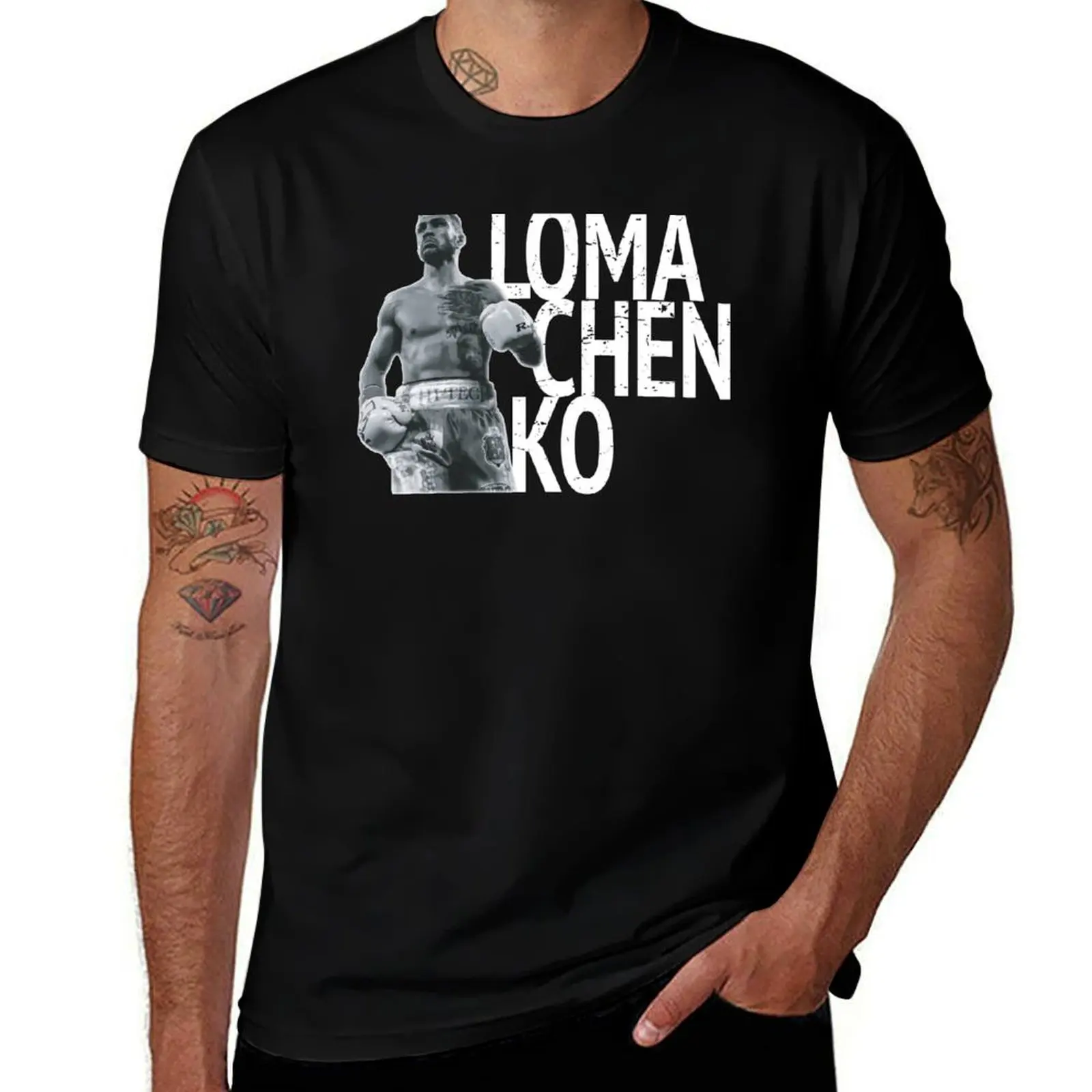 Loma-Lomachenko T Shirt T-Shirt Work Utility Casual Tee Shirt T-Shirt