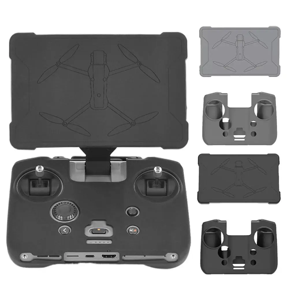 ل DJI MAVIC 4PRO غطاء سيليكون للتحكم عن بعد ل RC PRO2 مع غطاء حامي الشاشة وملحقات غطاء الغبار Z7U8 #2