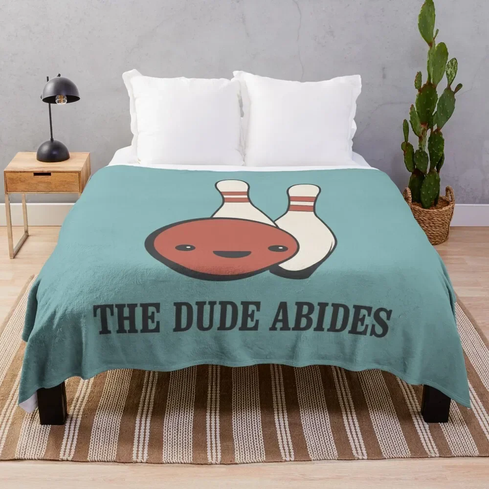 The Big Lebowski - The Dude Abides Throw Blanket Cute Plaid Thins Kid'S Moving Blankets