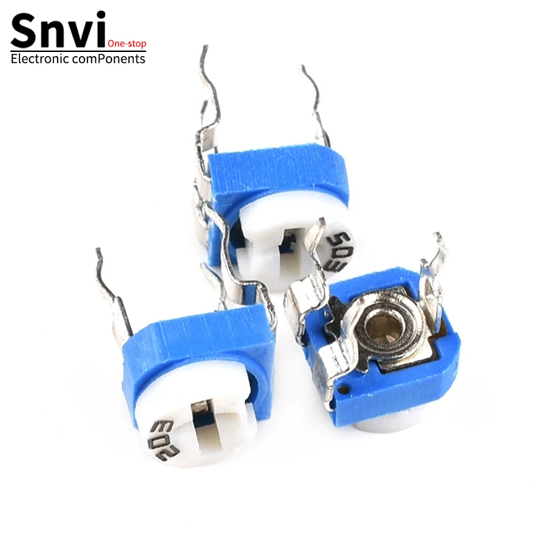 

10PCS RM065 RM-065 Series 100 200 500 1K 2K 5K 10K 20K 50K 100K 200K 500K 1M Ohm Trimpot Trimmer Potentiometer Variable Resistor