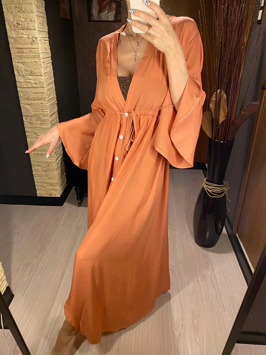 Neues, verführerisches, langes Maxikleid für den Strand, Damen-Strandkleid, Tunika, Pareo, weißes Kleid mit V-Ausschnitt, Robe, Strandbekleidung, Bikini-Strandkleid V2623 – Detail 11