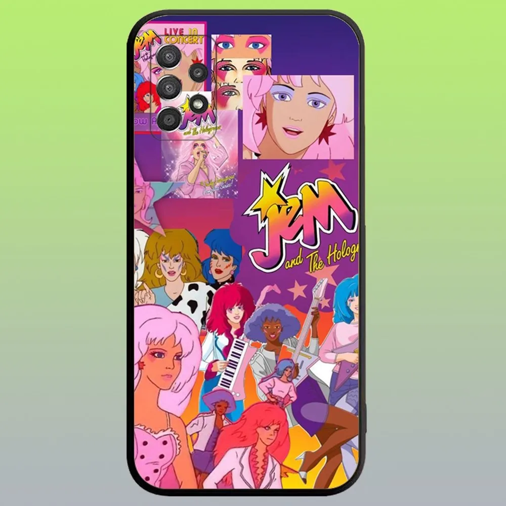 Jem And The Holograms Phone Case For Samsung Galaxy A20,A21s,A22,A31,A32,A52,A53,A72,73,A80,A91 Soft Black Cover