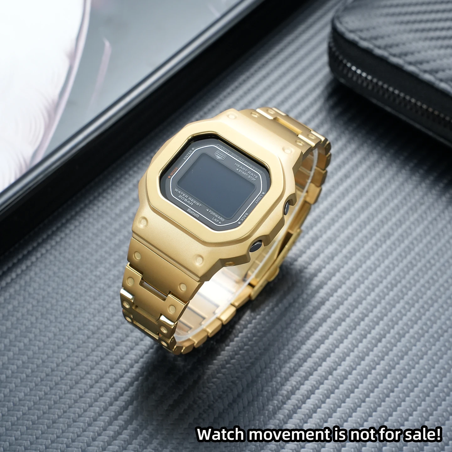 

Men's watch accessories, For Casio G-SHOCK dw-h5600 titanium alloy watch bands, DW-H5600 modified titanium metal case 18mm