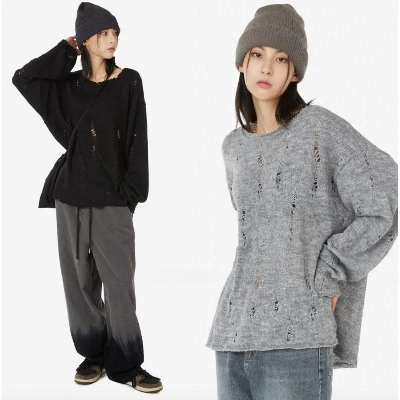 Slim Fit round Ne Knitwear Men's Faionable Base irt Autumn Winter New Sle 2024 Casual Polyester Fiber Long Sve