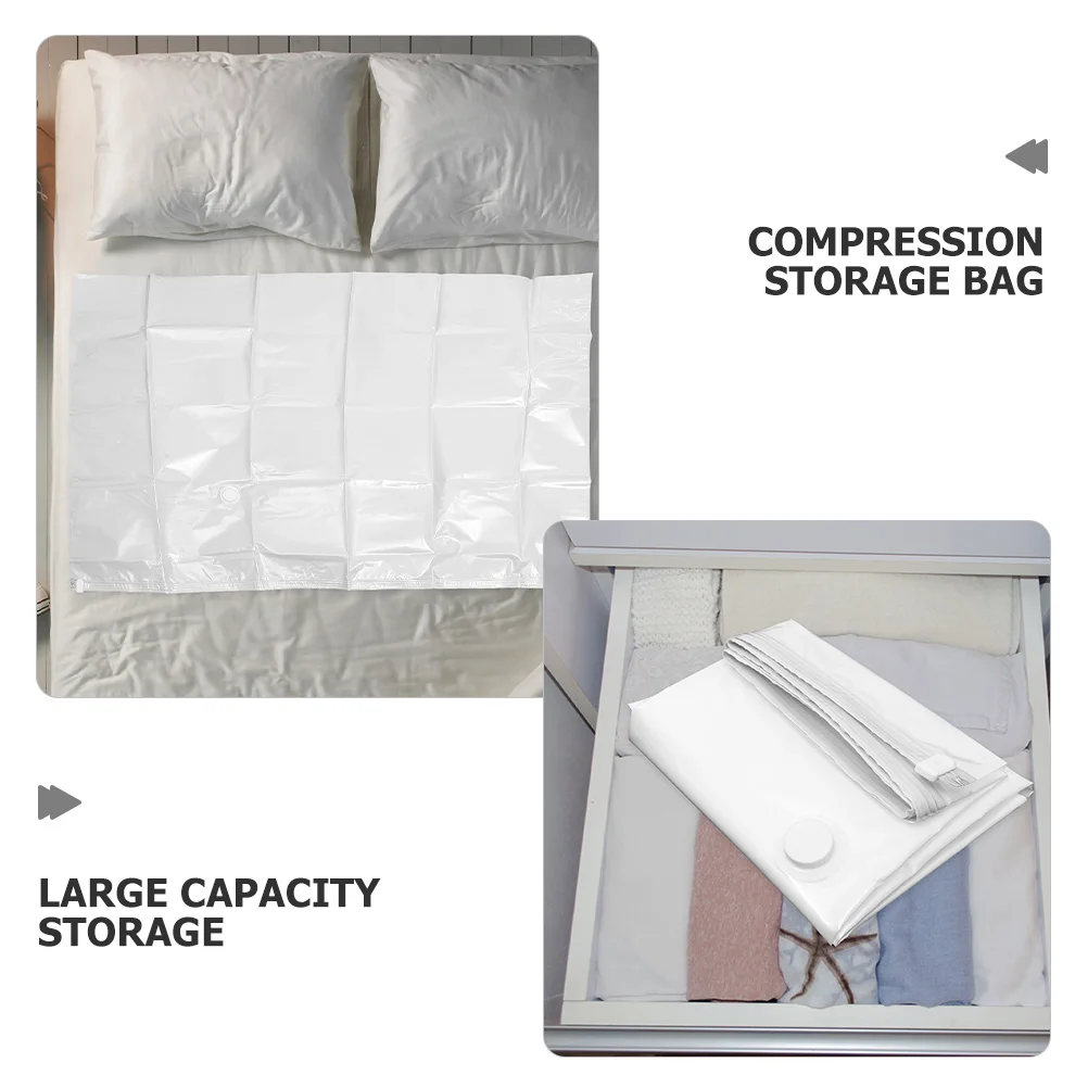 

2pcs Mattress Compression Thickened Storage Bags Large Capacity Space Saver For Clothes Quilt Vacuum Seal Bag Mattress Vacuum