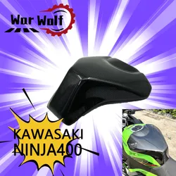 For KAWASAKI NINJA400 Z400 2018-2023 ninja 400 Motorcycle Accessories Carbon Fiber Patterned Tank Cover Shell Oil Gasket Protect