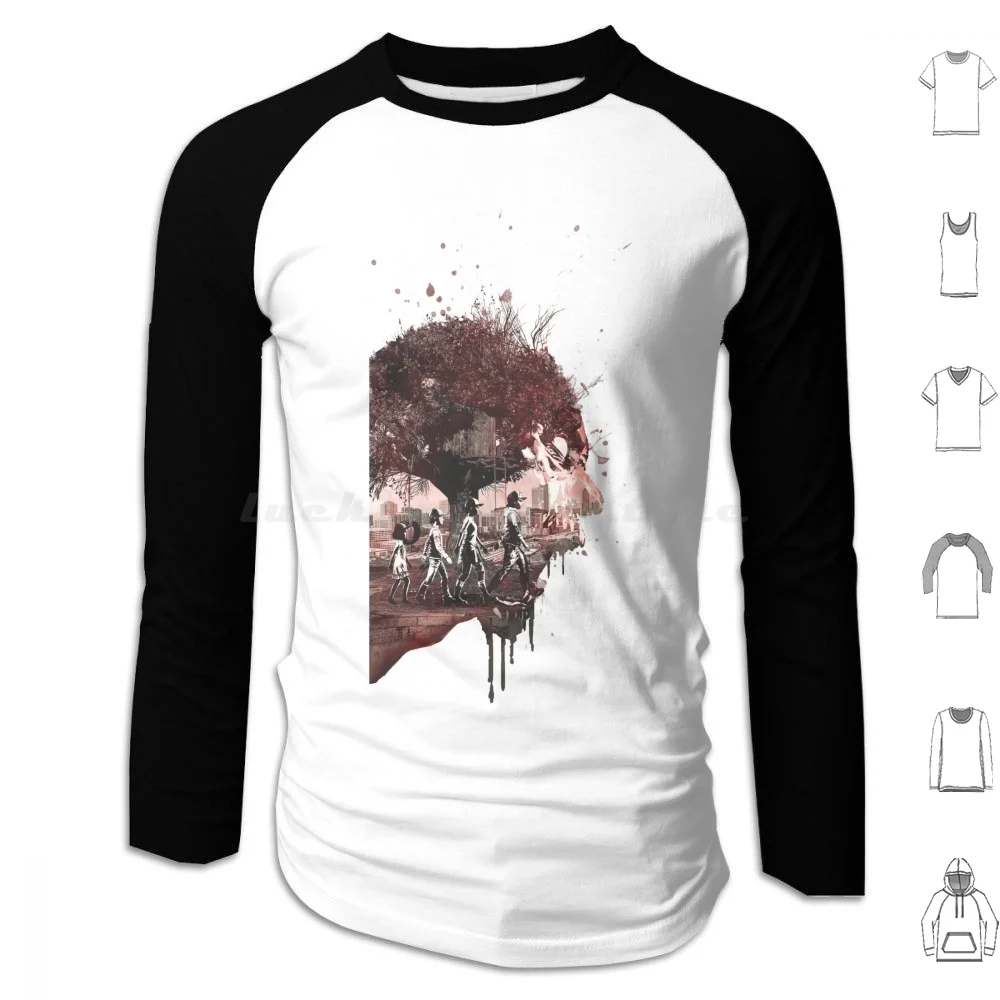 the-walking-dead-clementine-sweat-a-capuche-coton-a-manches-longues-the-walking-dead-clementine-game-zombies-couleur-zombie-le