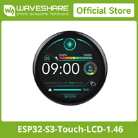 Waveshare ESP32-S3 1.46inch Round Display Development Board 412x412, Supports WiFi&Bluetooth, Accelerometer And Gyroscope Sensor