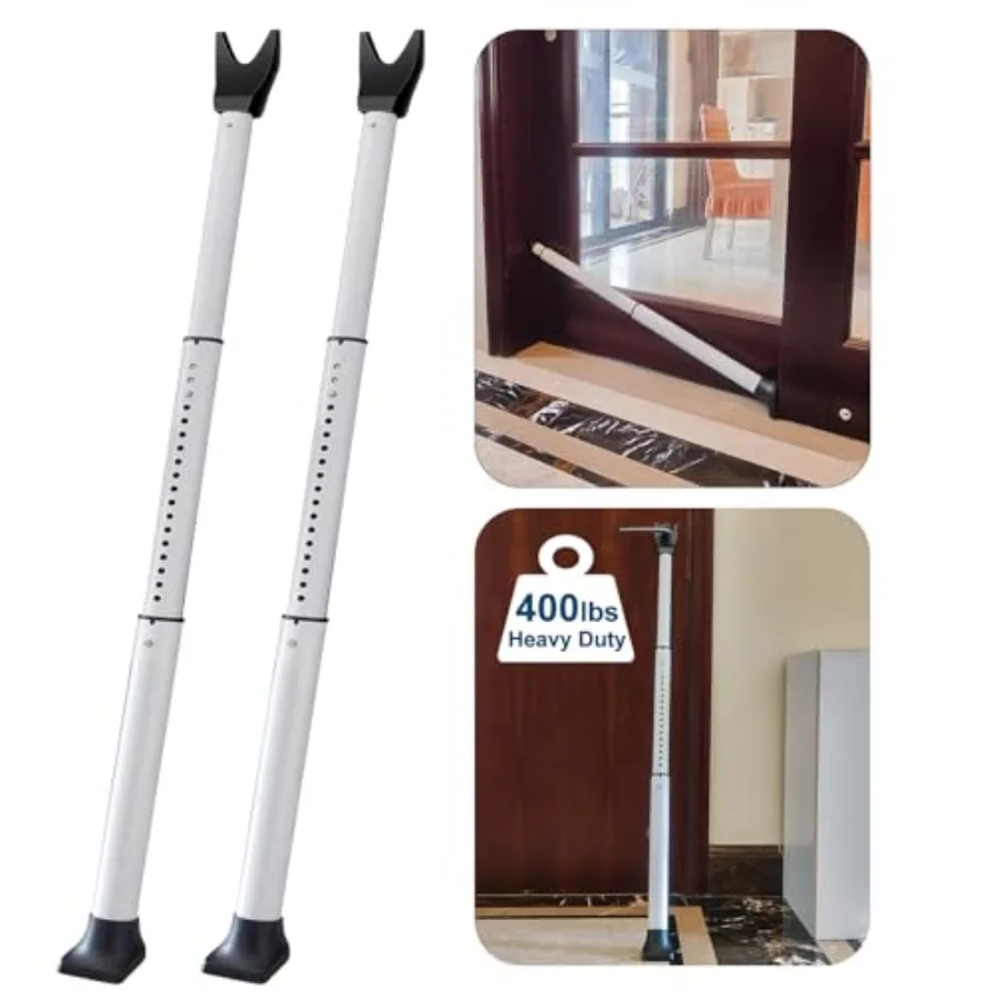 

Door Security Bar, Door Stoppers Security Bar, Heavy Duty Door Lock Security Door Jammer Door Stopper for Apartment, Hotel Room