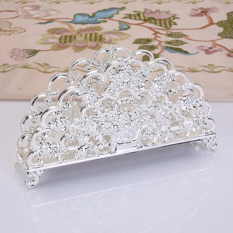 European Tissue Holder for Dining Table in Room, Tissue Holder, High Grade Zinc Alloy, Three-Dimensional, Western Restaurant