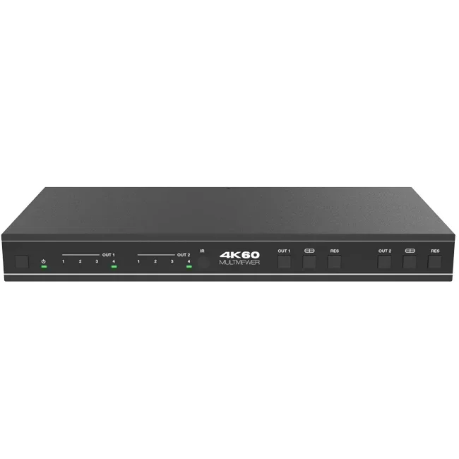 In stock In stock4K60 HDMI 4x2 Multiviewer Seamless UHD Video Matrix Switcher for Home Theatre System