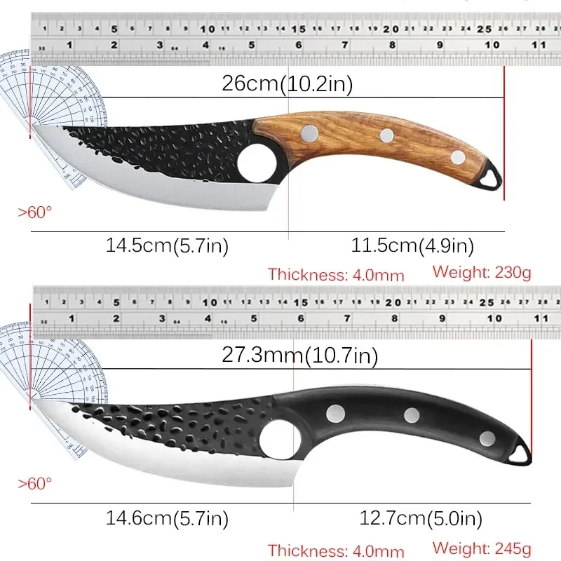 Boning Knives Chef Cooking Slicing Meat Fruit Fish Fillet Kitchen Knives Stainless Steel Hand Forge Blade Utility Barbecue Knife