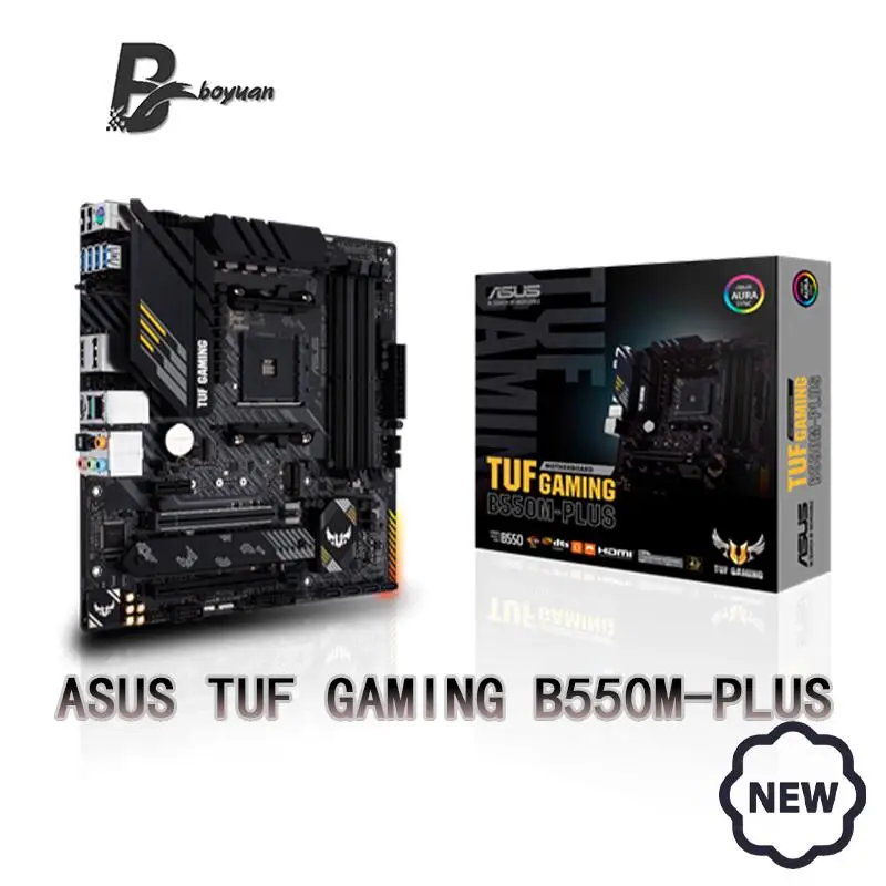 Go! ASUS TUF GAMING B550M PLUS New B550 DDR4 128G 4800(OC) MHz M.2 Support AMD Ryzen R3 R5 R7 R9 Desktop CPU Motherboard Socket