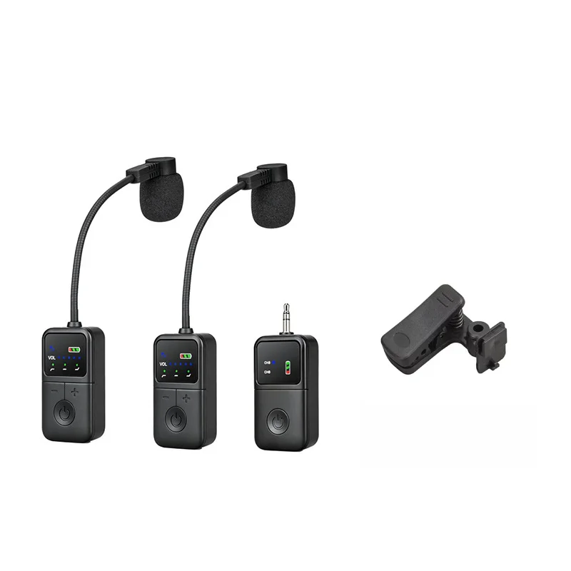 Sax For Guitar Violin Wireless 2.4G Mic System with Active Noise Cancellation 30 Meter Coverage 60Hz-16kHz Sound Range view 4