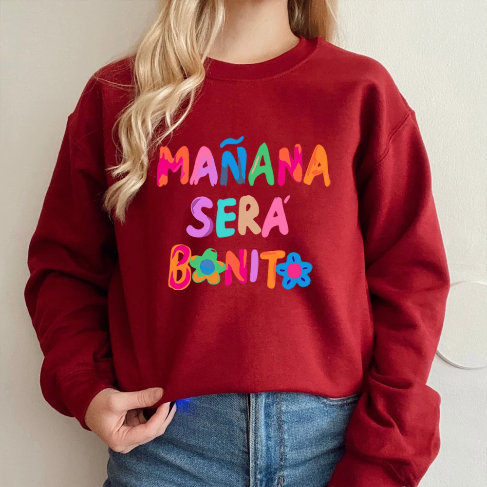 Karol G Album Sweatshirt Woman MaNana Sera Bonito Crewneck Sweatshirts La Bichota Knitted Aesthetic Streetwear Female Clothing