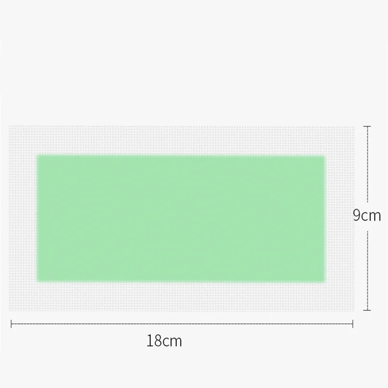 Green Professional Hair Removal Wax Strips - 5/10/20/50/100 Sheets Double Sided Depilation Paper for Bikini Leg Body Face