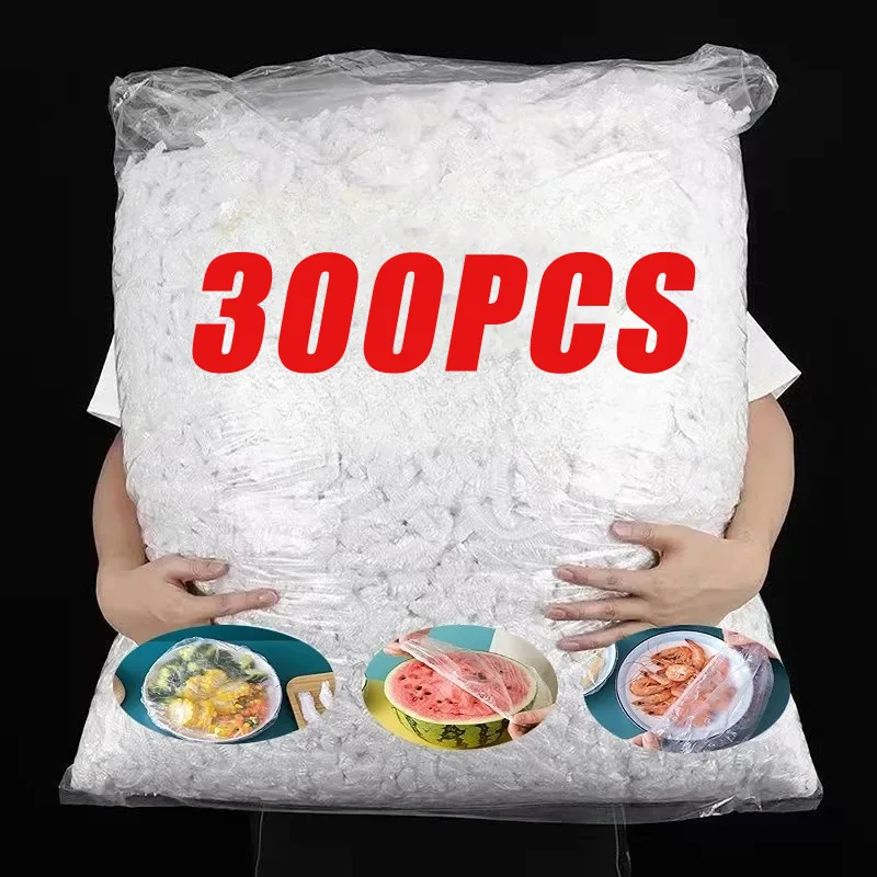 

Disposable Plastic Bag Food Cover Wrap Bowl Dish Cover Fresh Keeping Bag Fruit Food Leftovers Protection Flim Kitchen Accessory