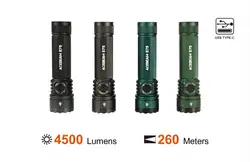 Linterna Acebeam E75 Quad-core de alto rendimiento de 4500 lúmenes