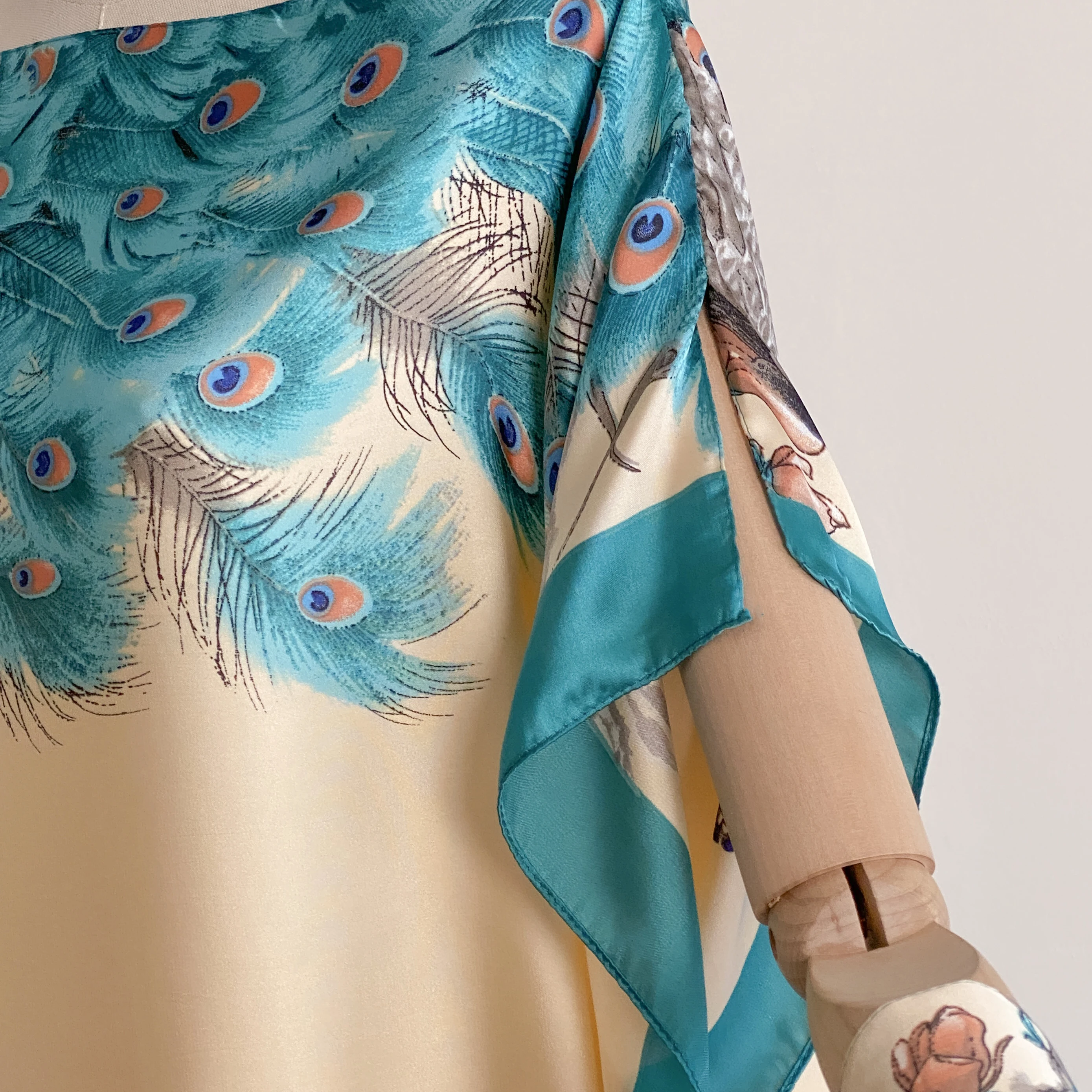 Novedad de verano, vestidos africanos de moda para mujer, elegante vestido musulmán de seda estampado para mujer, vestido largo tipo caftán Hijab de gran tamaño, Abaya de Kuwait
