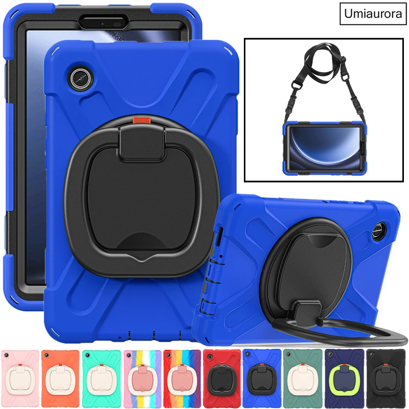 For Samsung Tab A A7 A8 A9+ A11 Plus SM-X230 X210 X200 S6 Lite 10.4" Heavy Duty Rugged Tablet Case Handle Stand Shockproof Funda