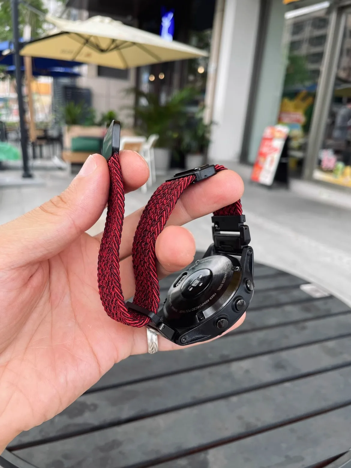 Kakestorm loop knitting is suitable for Garmin Fenix5 watch strap, Feinixi 6pro Thai iron time 7 magnetic knitted epix watchband