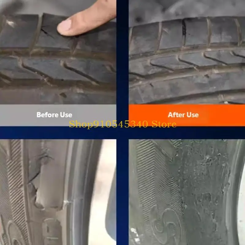 U2JA 2Pcs Easy Apply Tire Wall Damage Fix Glues No Tools Needed for DIY Emergency Use