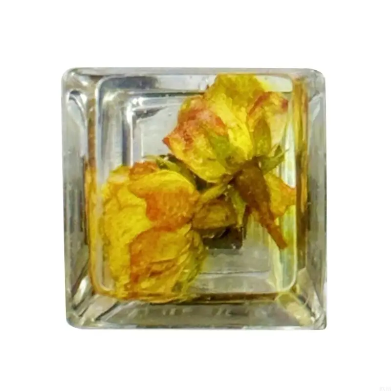 Красочная цветочная смола для механической клавиатуры с подсветками клавишных клавишных клавишных клавиш заменяет