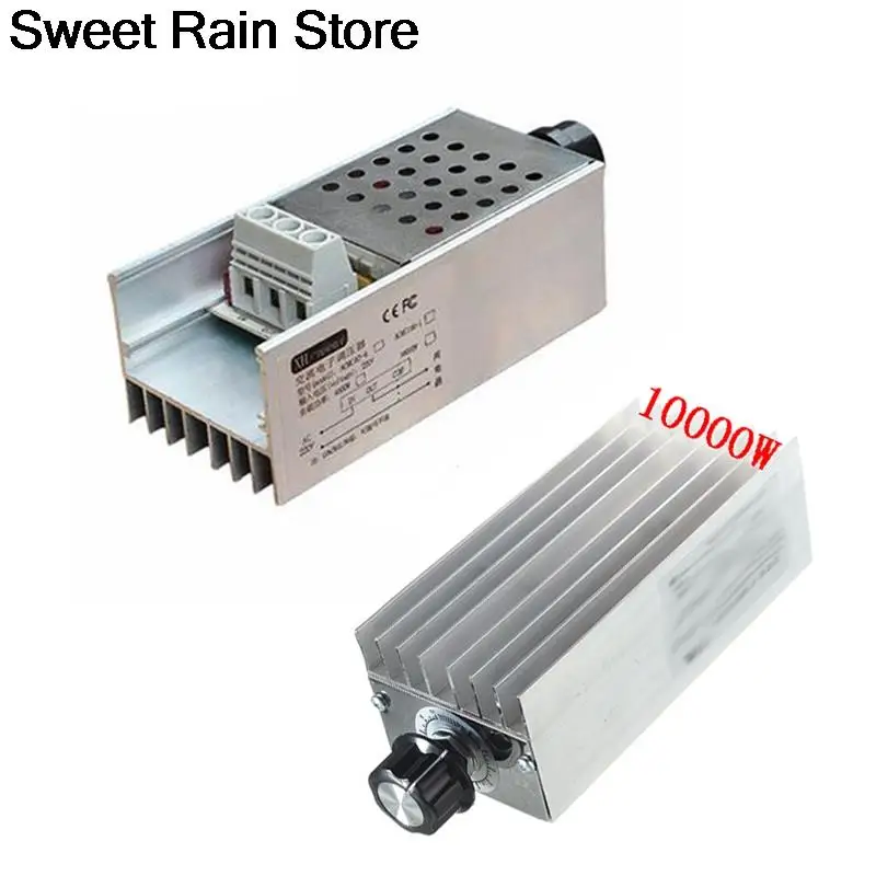 AC220V 10000 Вт высокая мощность SCR BTA10 электронный регулятор напряжения регулятор скорости цифровой дисплей для затемнения термостата скорости AC220V 10000 Вт высокая мощность SCR BTA10 электронный регулятор напряжения регулятор скорости цифровой дисплей для затемнения термостата скорости