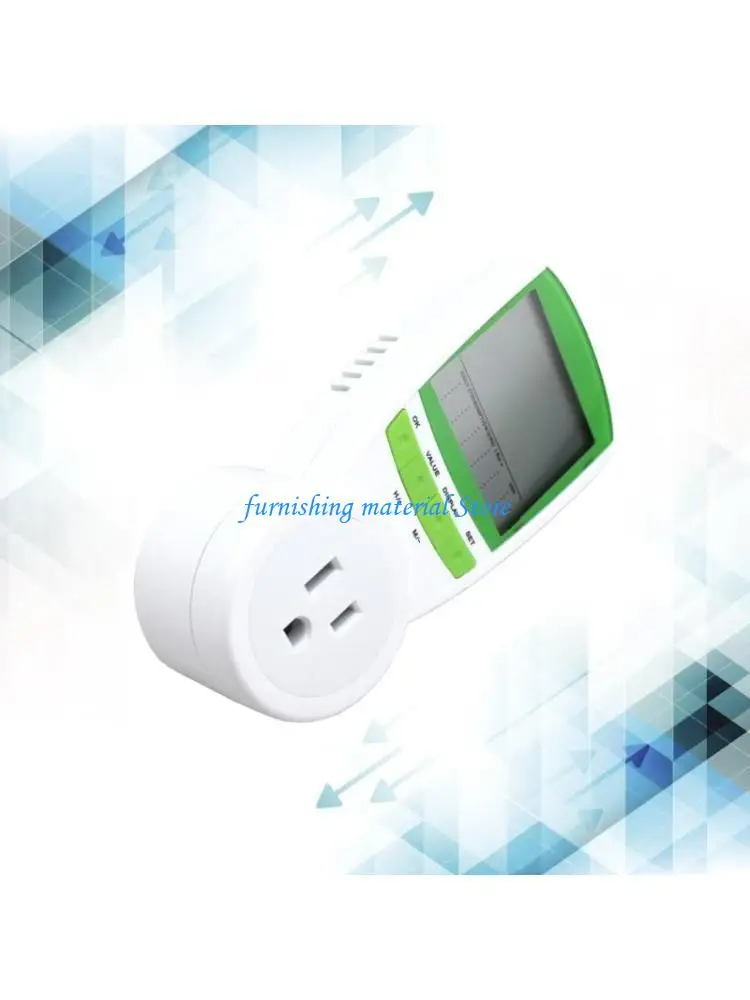 

Y5GD Watt Meter Power Meter Plug Electricity Usage Monitors, Energy Monitors LCD Digital Display Kilowatt Meter Socket