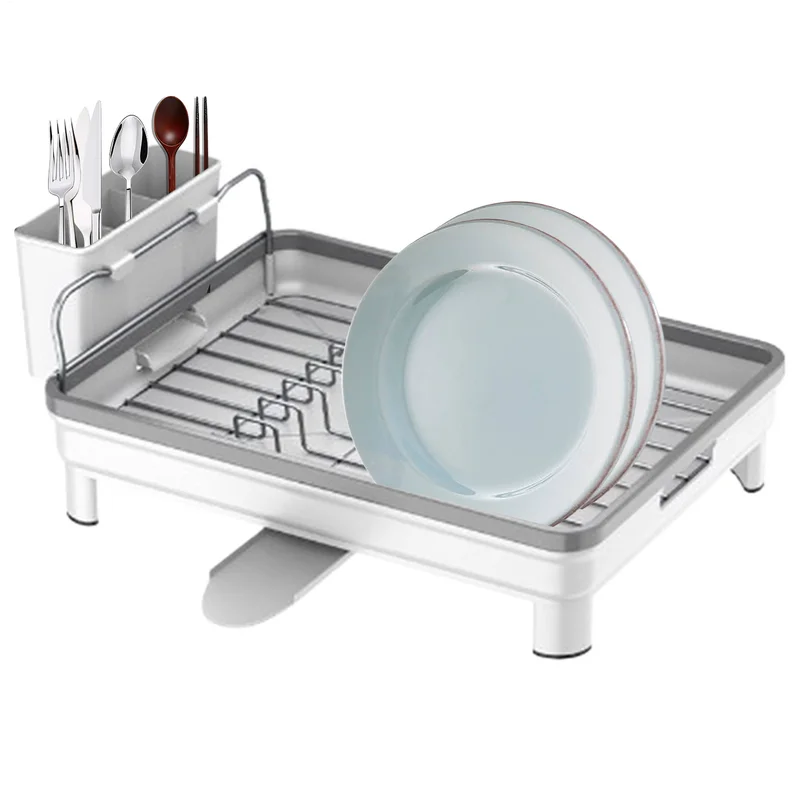 

Kitchen Drying Rack For Dishes Kitchen Drying Tool With Drip Tray Multifunctional Solid Drying Spoons Rack For Forks Space
