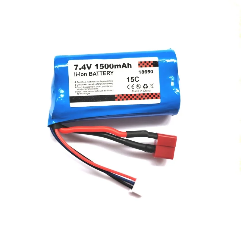 Batteria originale agli ioni di litio 15C 2S 7.4V 1500mAh/USB per 16201PRO SCY-16101PRO SCY-16102PRO SCY-16103PRO SCY-16106 1/16 auto camion
