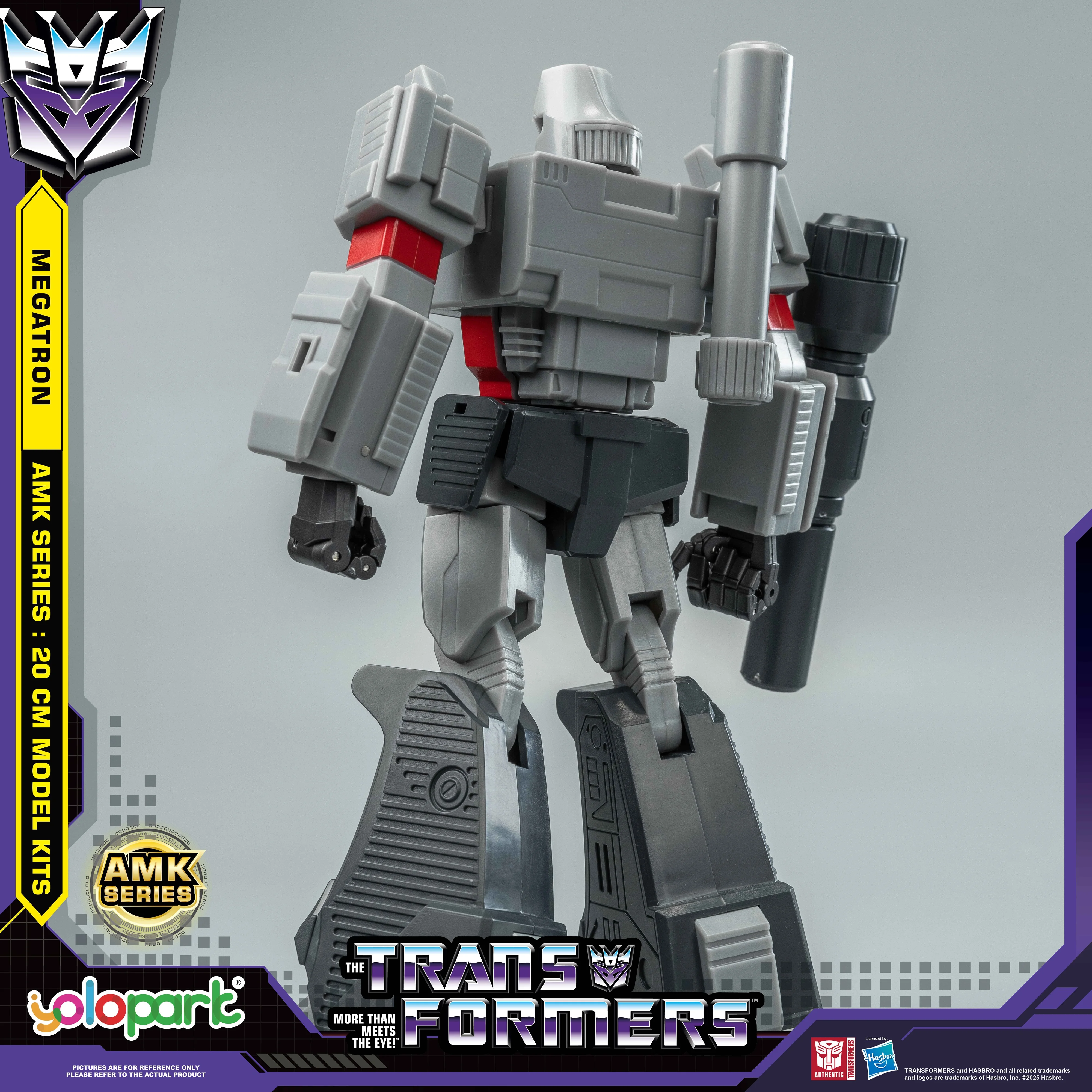 YOLOPARK TRANSFORMERS GENERATION ONE: AMK Series 20cm Megatron Figures Toy Model Kit Gift For Boy