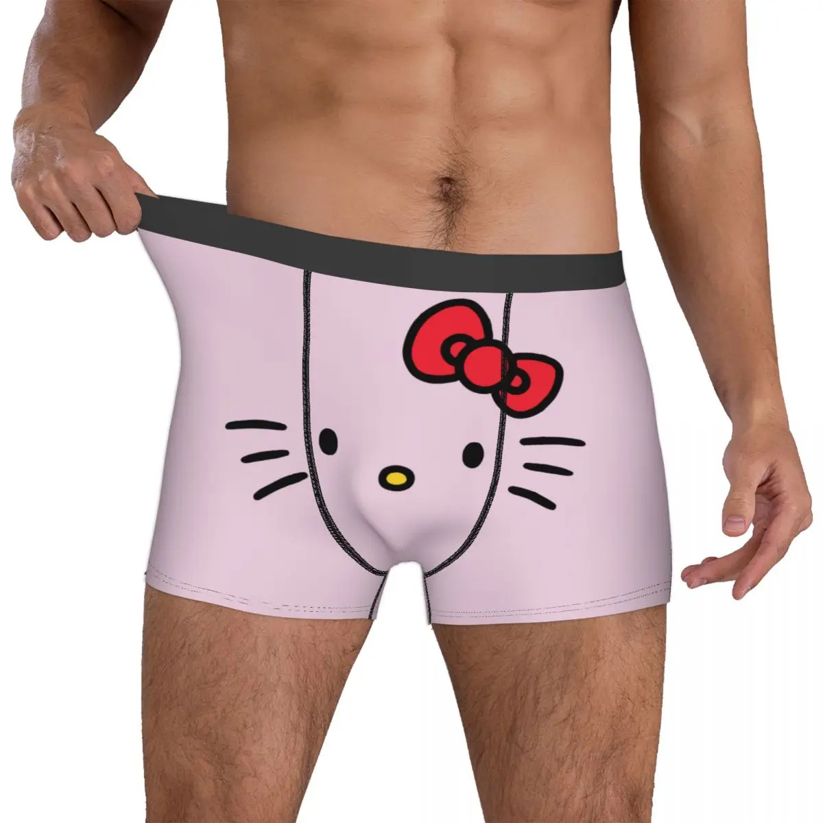 Боксеры Hello Kitty Merch, трусы, юмор, нижнее белье, боксеры, трусы, подарки для мужчин